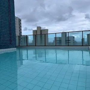  Apartamento Flat - Boa Viagem Ate 5 Pessoas, Andar Alto Vista Mar, Piscina, Wifi 500mbps, Brasil
